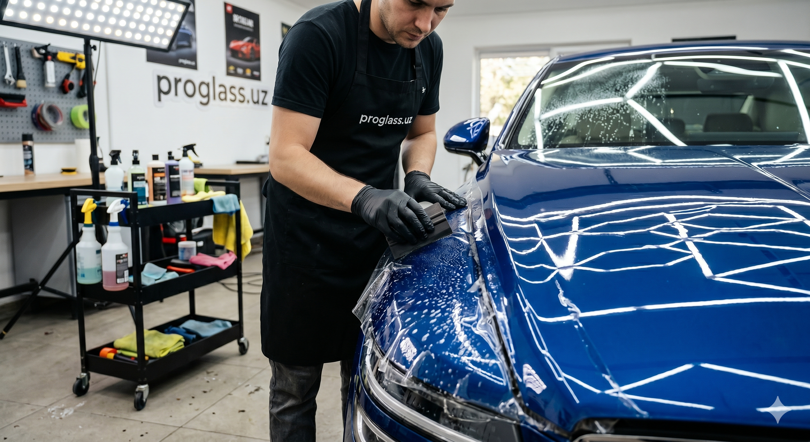 Avtomobilni broneplyonka bilan himoya qilish